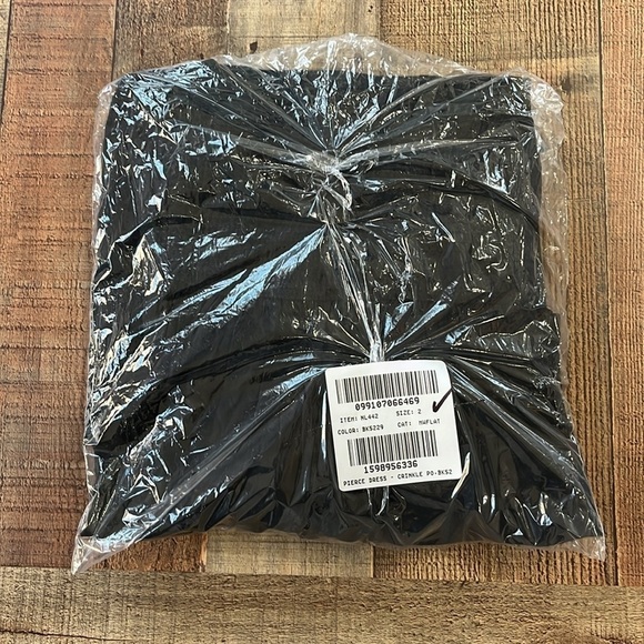 Madewell Cutout-Back Empire Midi Dress NL442 black 2 - Picture 5 of 5